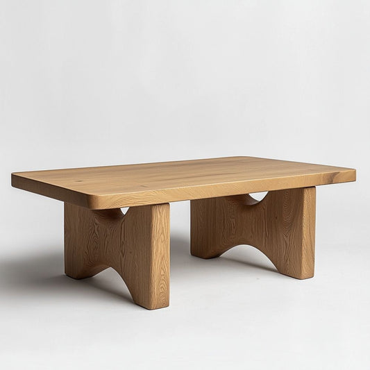 Table basse bois massif – Design rectangulaire