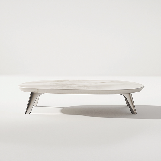 Table basse en céramique ovale